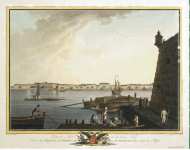 Paterssen Benjamin View of the Marble Palace from the Peter and Paul Fortress 01 - Hermitage